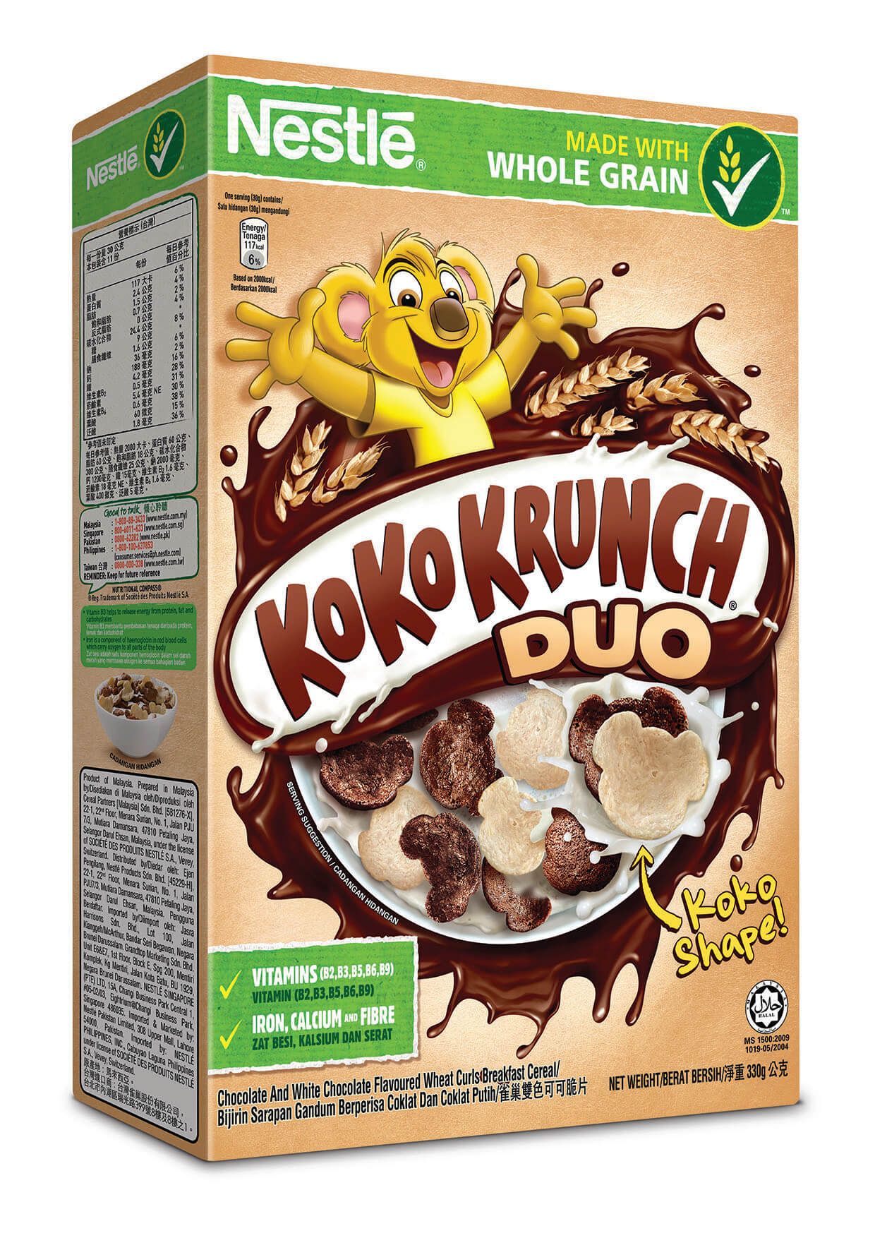  BÁNH ĂN SÁNG KOKO KRUNCH DUO 330G 