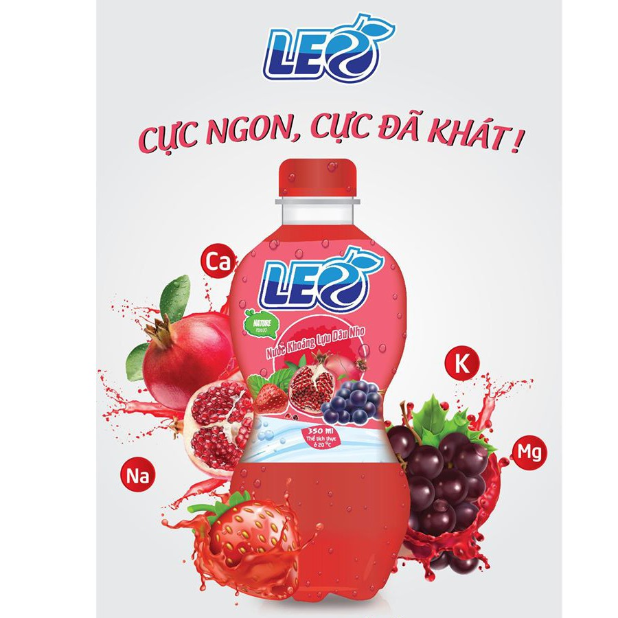  NƯỚC KHOÁNG LEO LỰU NHO DÂU 350ML 