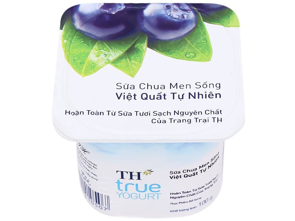  SỮA CHUA MEN SỐNG VIỆT QUẤT TH 100G 