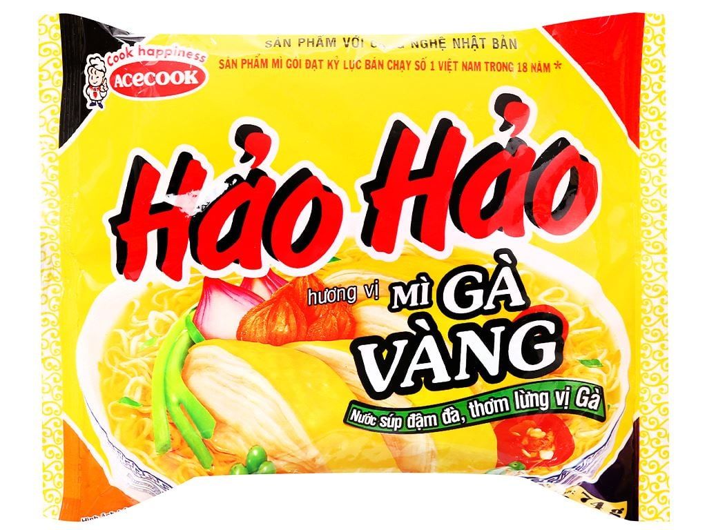  MÌ HẢO HẢO GÀ NẤM GÀ VÀNG 72G 