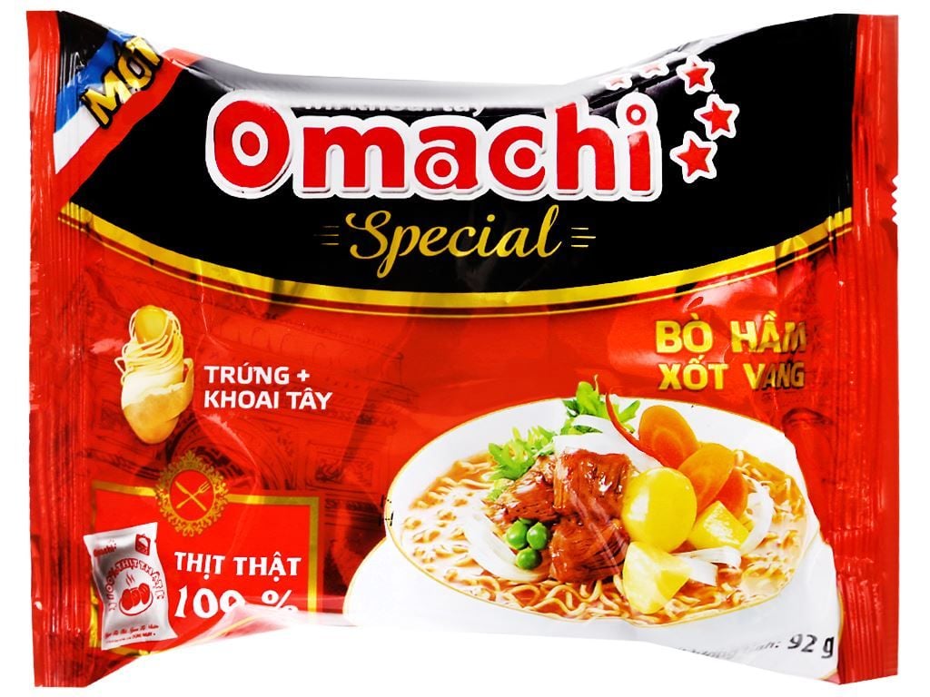  MÌ OMACHI SPECIAL BÒ HẦM XỐT VANG 92G 