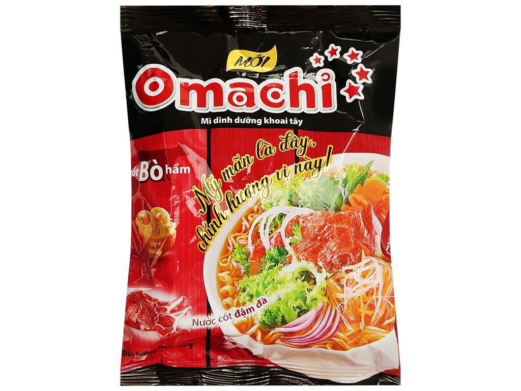  MÌ DD KHOAI TÂY OMACHI XỐT BÒ HẦM GÓI 80GR 