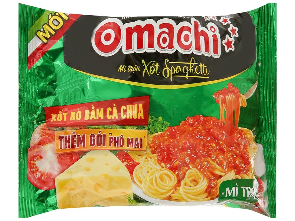  MÌ DD KHOAI TÂY OMACHI SPAGHETTI XỐT BÒ CÀ CHUA 90G 