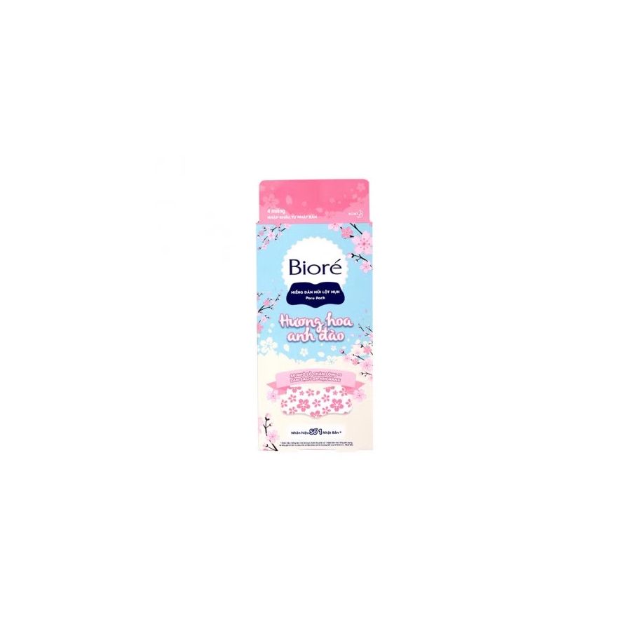  MIẾNG DÁN LỘT MỤN BIORE NỮ ANH ĐÀO 4M 