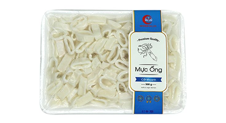  MỰC ỐNG CẮT KHOANH 500G 