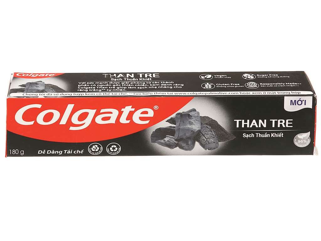  KEM ĐÁNH RĂNG COLGATE NATURAL CHARCOAL 180G 