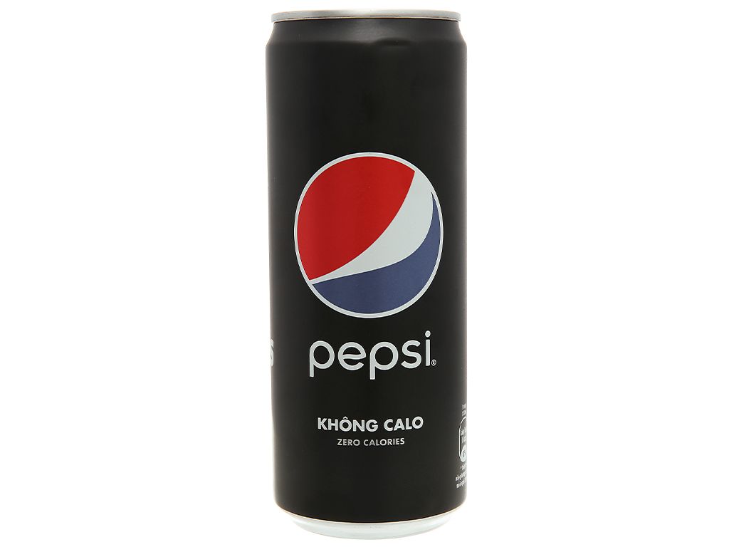  NƯỚC NGỌT PEPSI KHÔNG CALO LON CAO 320ML 