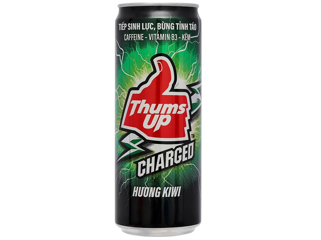  NUOC TANG LUC THUMS UP CHARGED H.KIWI 320ML 