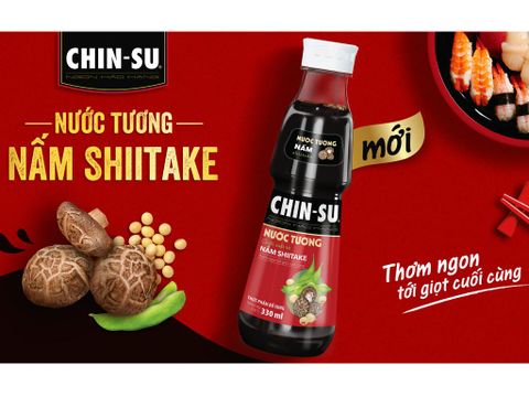  NƯỚC TƯƠNG CHIN-SU NẤM SHIITAKE MN 330ML 