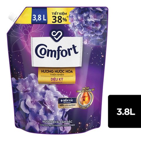  COMFORT CSCS HƯƠNG NƯỚC HOA THIÊN NHIÊN DIỆU KỲ 3.8L 