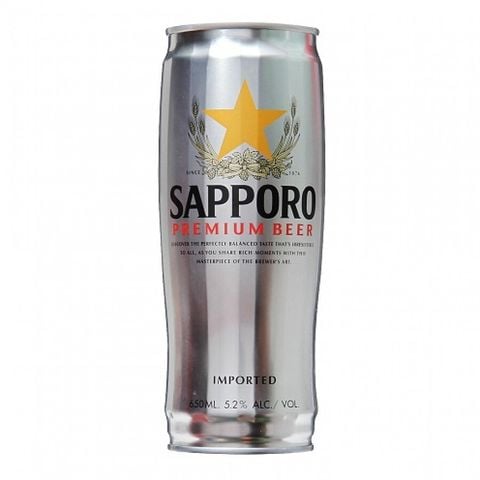  BIA SAPPORO P.SILVER 650ML 