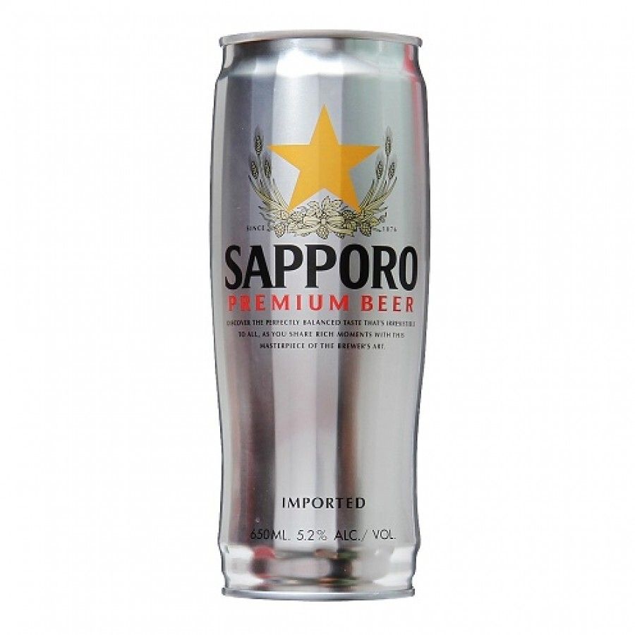  BIA SAPPORO P.SILVER 650ML 