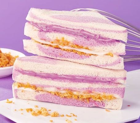  SANDWICH CHÀ BÔNG RAINBOW VỊ KHOAI MÔN UMIKI 