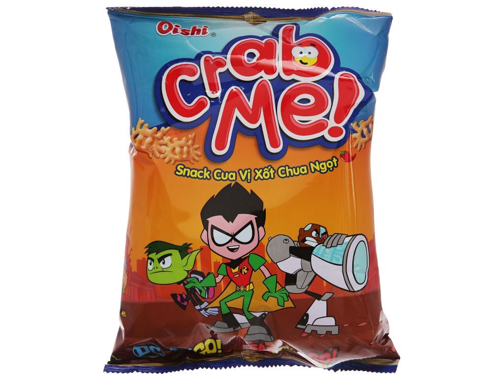  SNACK CUA VI SỐT CHUA NGỌT OISHI 45G 