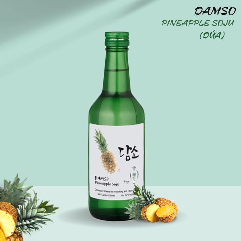  RUOU SOJU HAN QUOC DAMSO VI DUA 360ML 