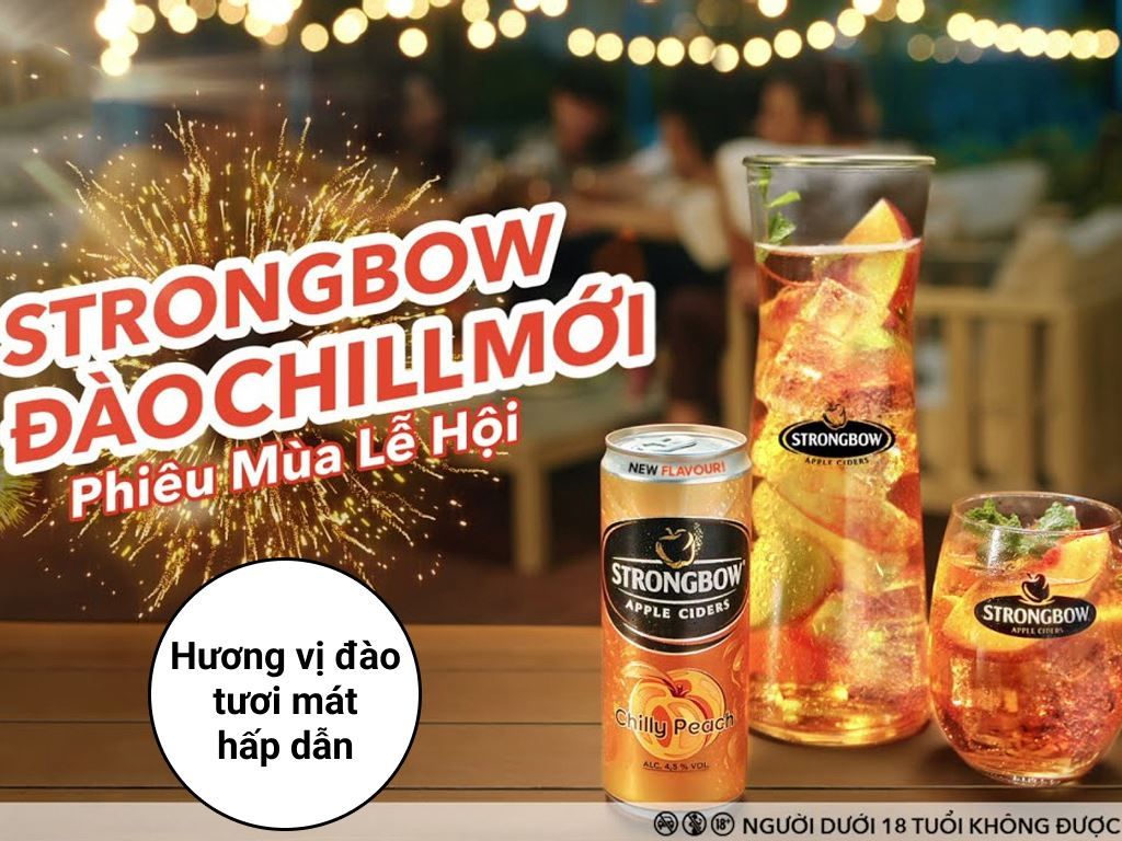 Strongbow Wrapped STRONGBOW HƯƠNG ĐÀO 330ML – BON GROCER