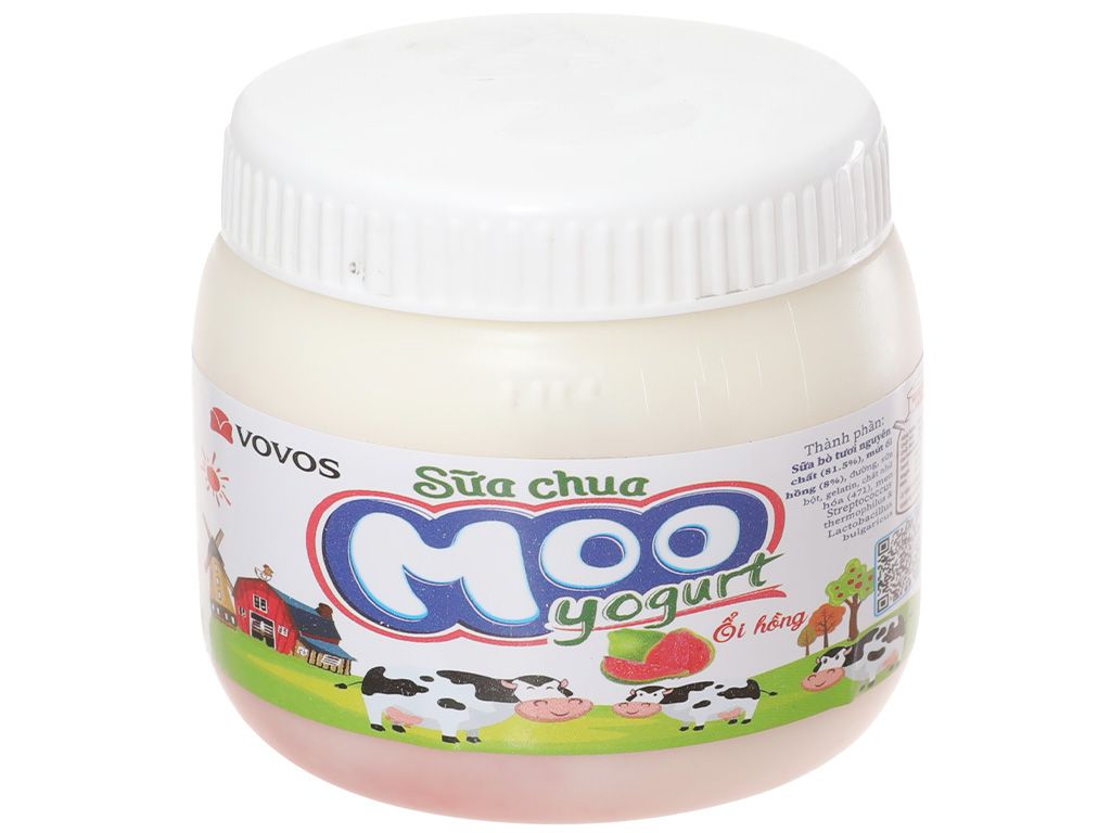  SỮA CHUA ỔI HỒNG MOO MILK 180ML 