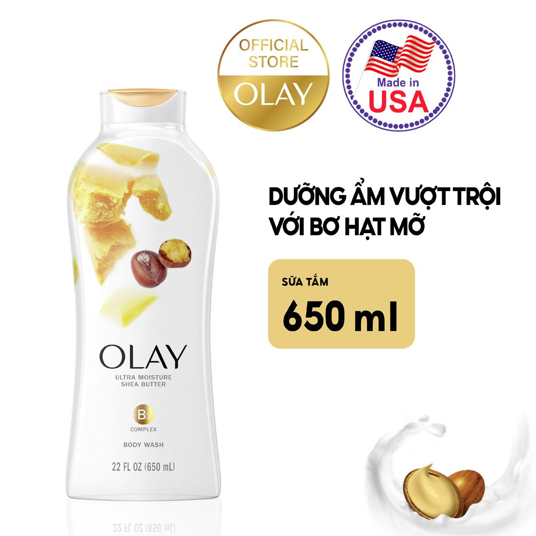  SỮA TẮM OLAY BODY WASH ULTRA MOISTURE 650ML 