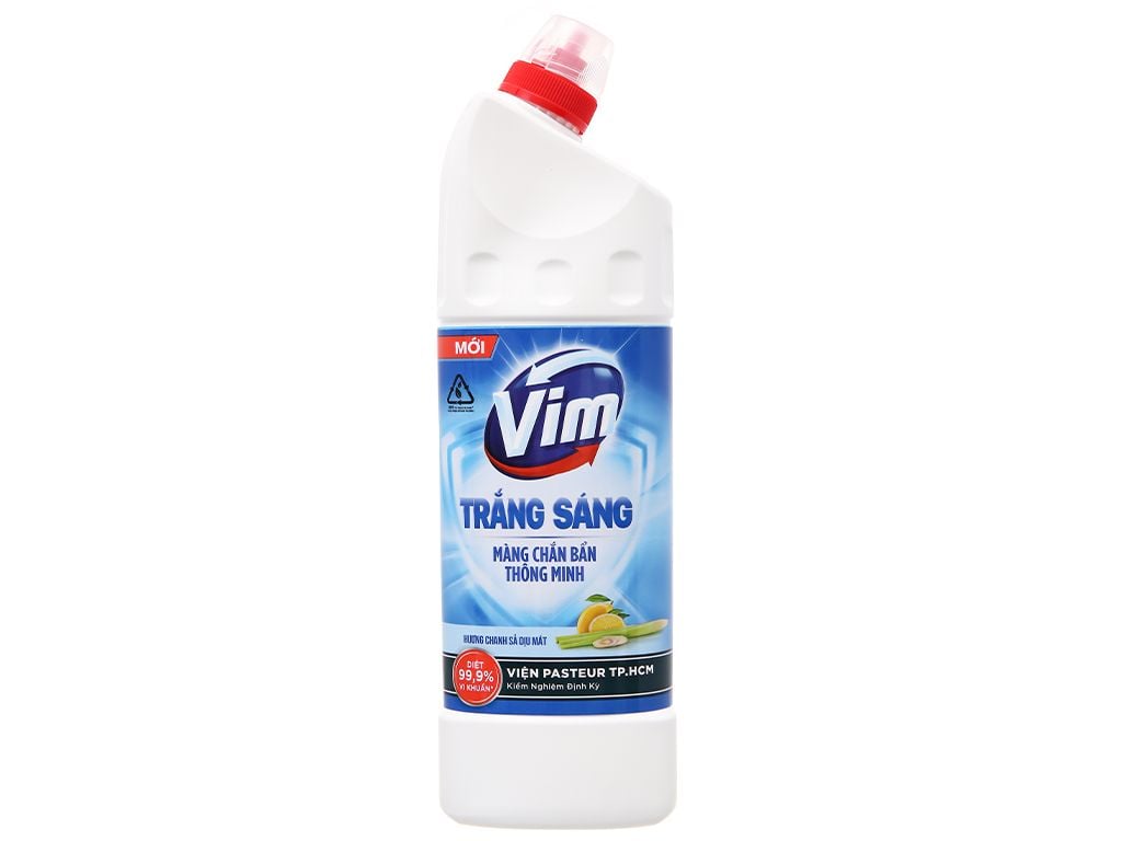  NƯỚC TẨY VIM TRẮNG SÁNG HƯƠNG CHANH SẢ 880ML 