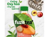  FUZE TEA + TRÀ ĐÀO & HẠT CHIA 450ML 