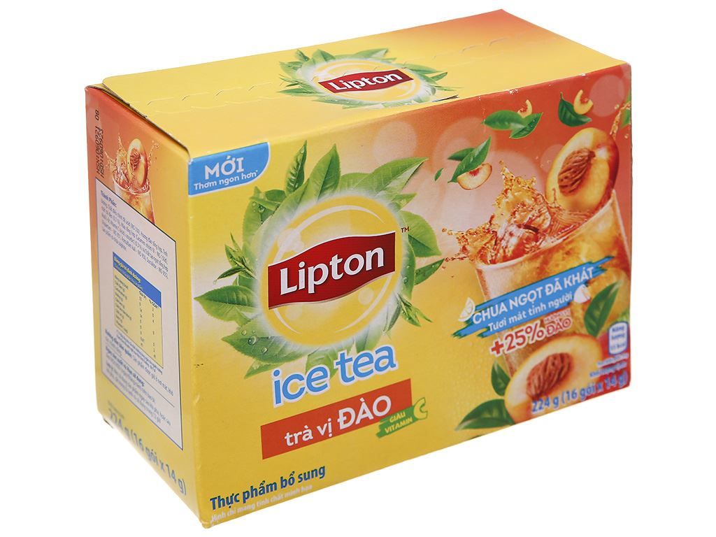  LIPTON ICE TEA ĐÀO 14GX16 GÓI 