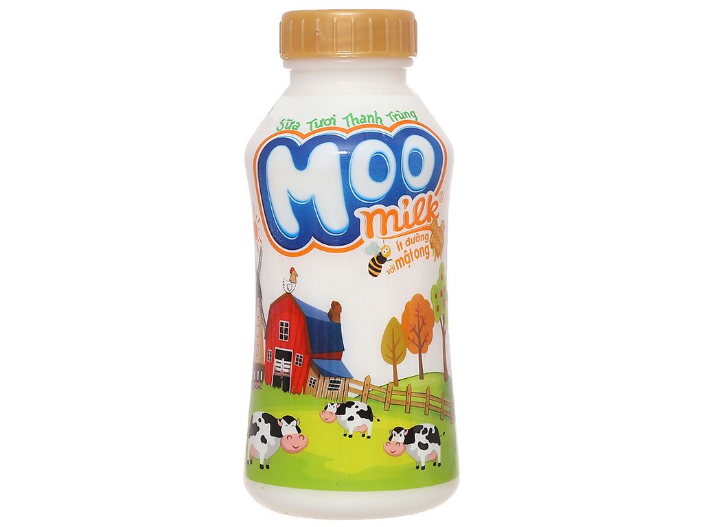  SỮA TƯƠI THANH TRÙNG ÍT ĐƯỜNG MOO MILK 300ML 