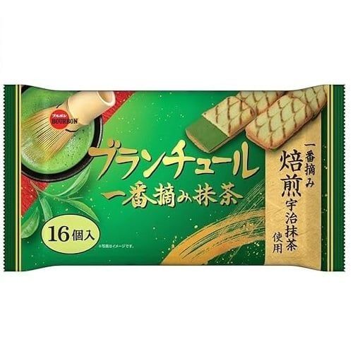  BANH QUY BOURBON BLANCHULE VI TRA XANH 124G 