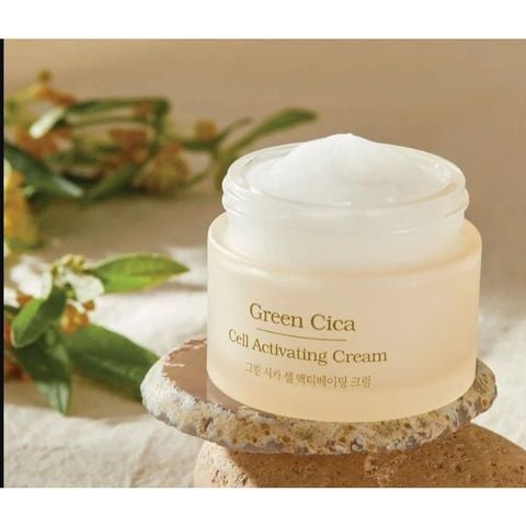  [THANH LÝ- MUA 1 TẶNG 1] KEM DƯỠNG TẾ BÀO GỐC TÁI TẠO DA ESFOMI GREEN CICA CELL ACTIVATING CREAM 