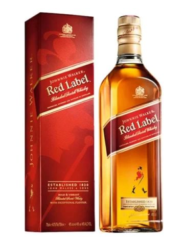  RUOU JOHNNIE WALKER RED LABEL 40% 750ML 12X01 