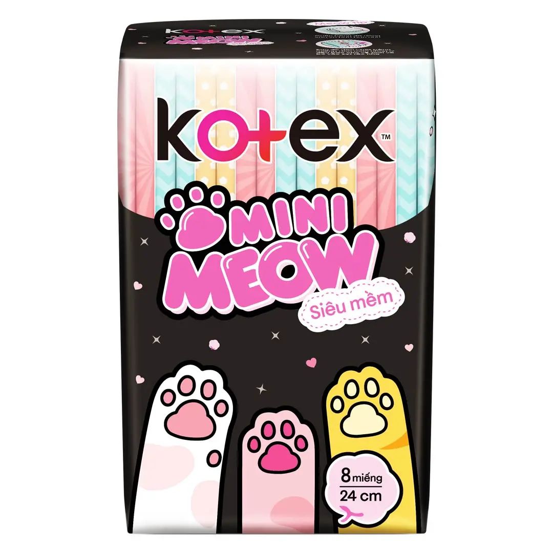  BVS KOTEX MINI MEOW SIEU MEM 8 