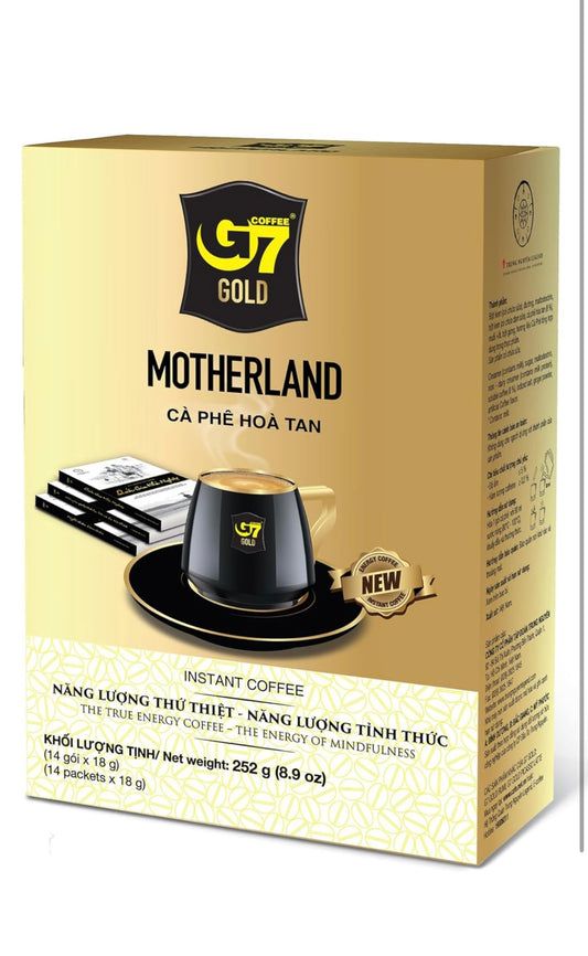  CAFE HOA TAN G7 GOLD MOTHERLAND 252G 