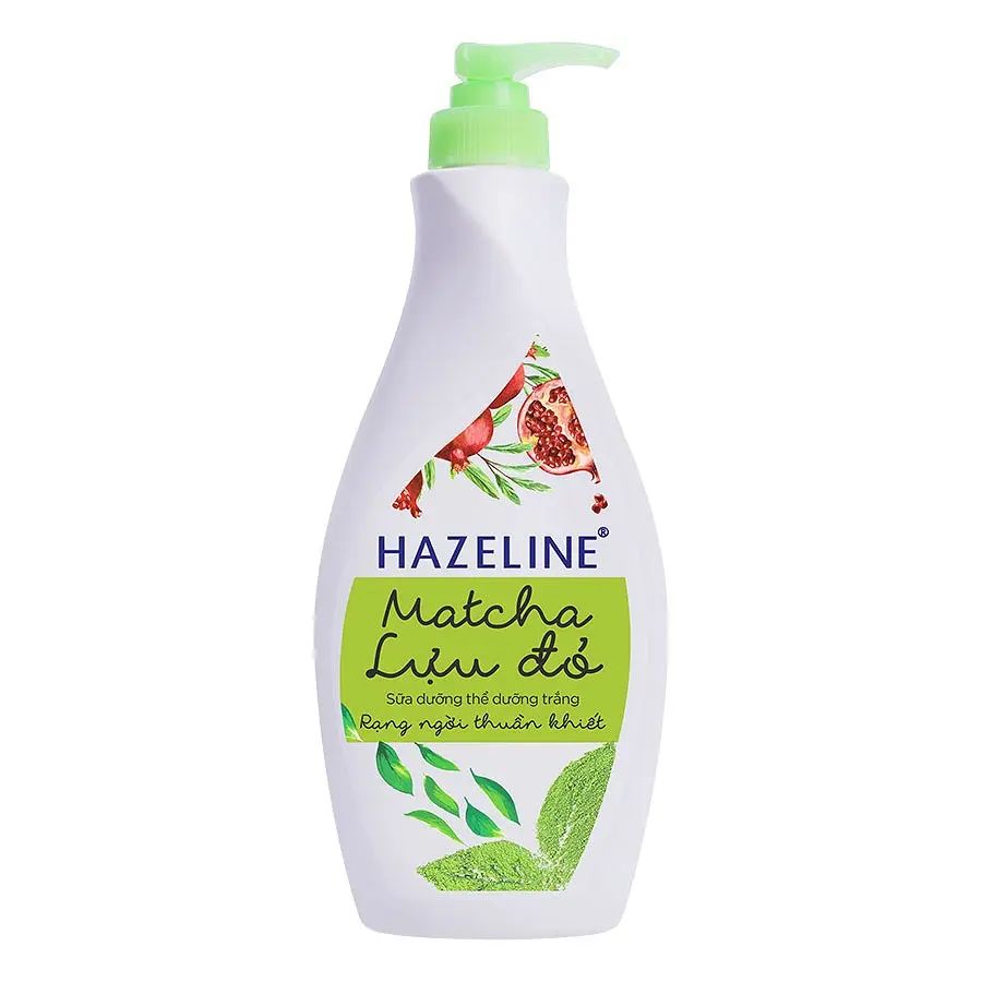  HAZELINE SUA DUONG THE MATCHA & LUU DO 370ML 