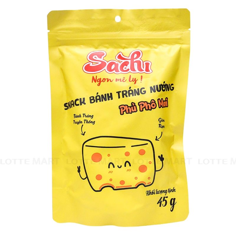 SNACK BANH TRANG NUONG SACHI PHU PHO MAI 45G 