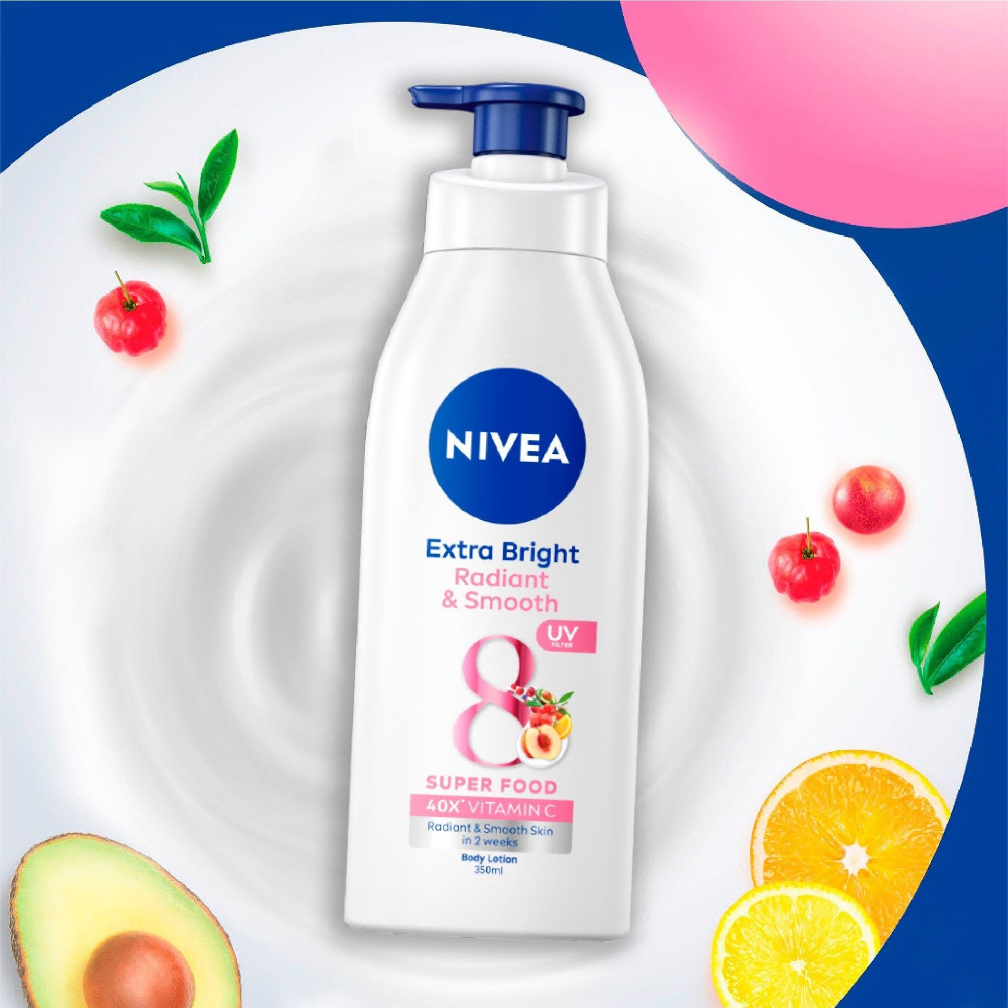  NIVEA SDT S.DA, D.TRANG 350ML 