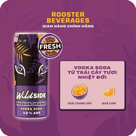  VODKA SODA CHANH DAY CAM WILDSIDE 330ML*24 