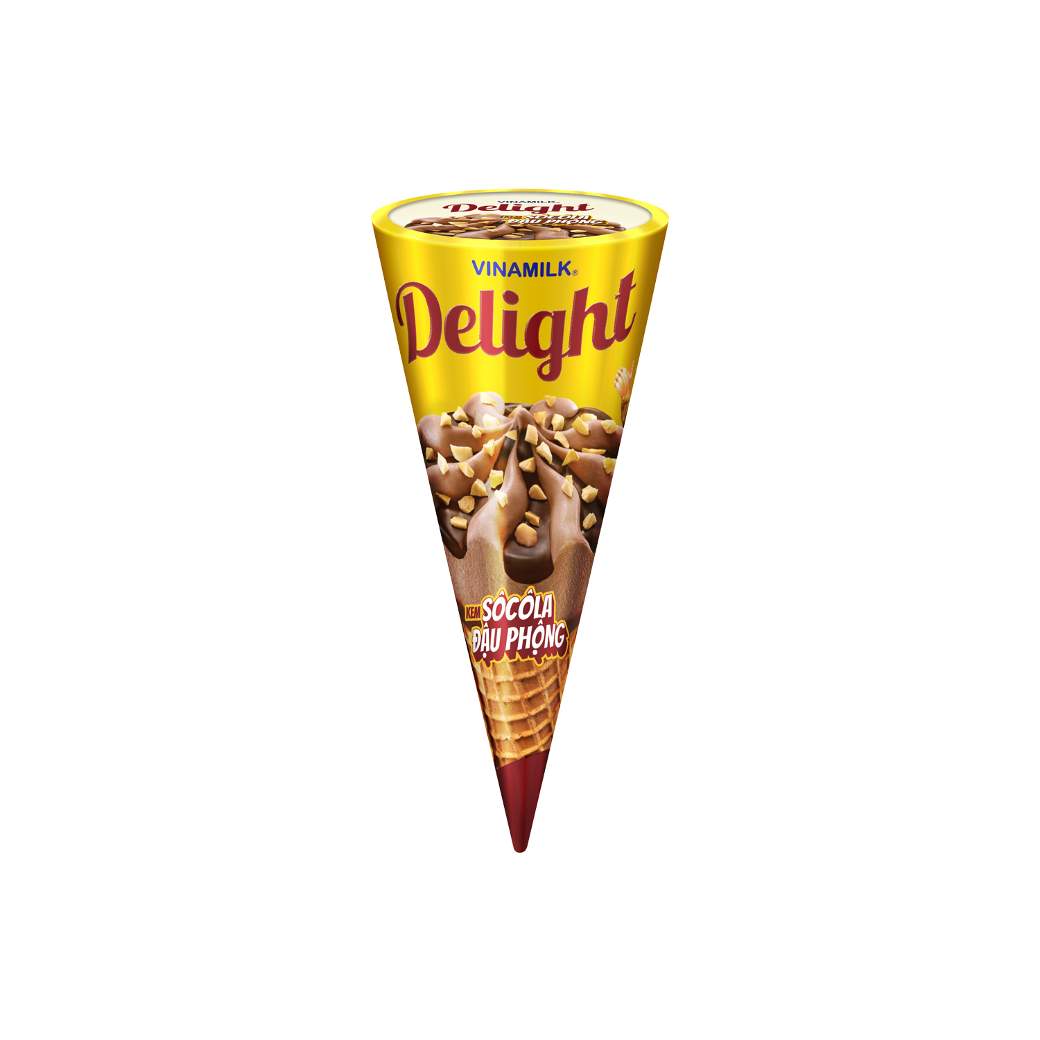  KEM OC QUE SOCOLA DAU PHONG DELIGHT 110ML/12 