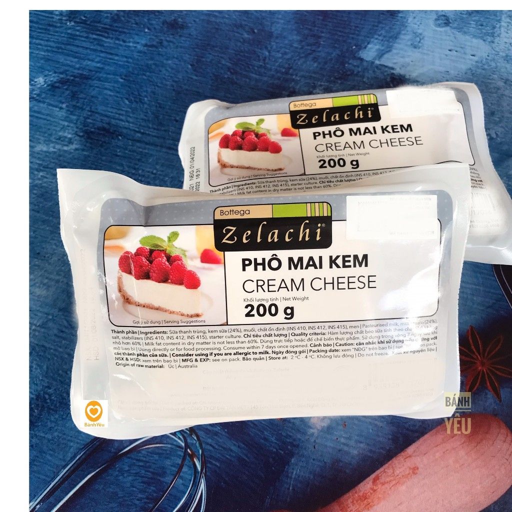  PHO MAI KEM BOTTEGA ZELACHI 200G 