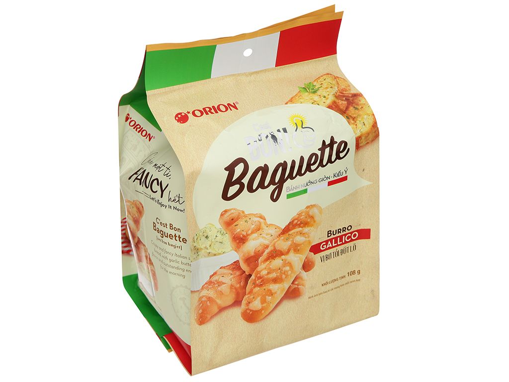  BANH MI NUONG KIEU Y CESTBON BAGUETTE VI BO TOI DUT LO 3 CAI/108G 