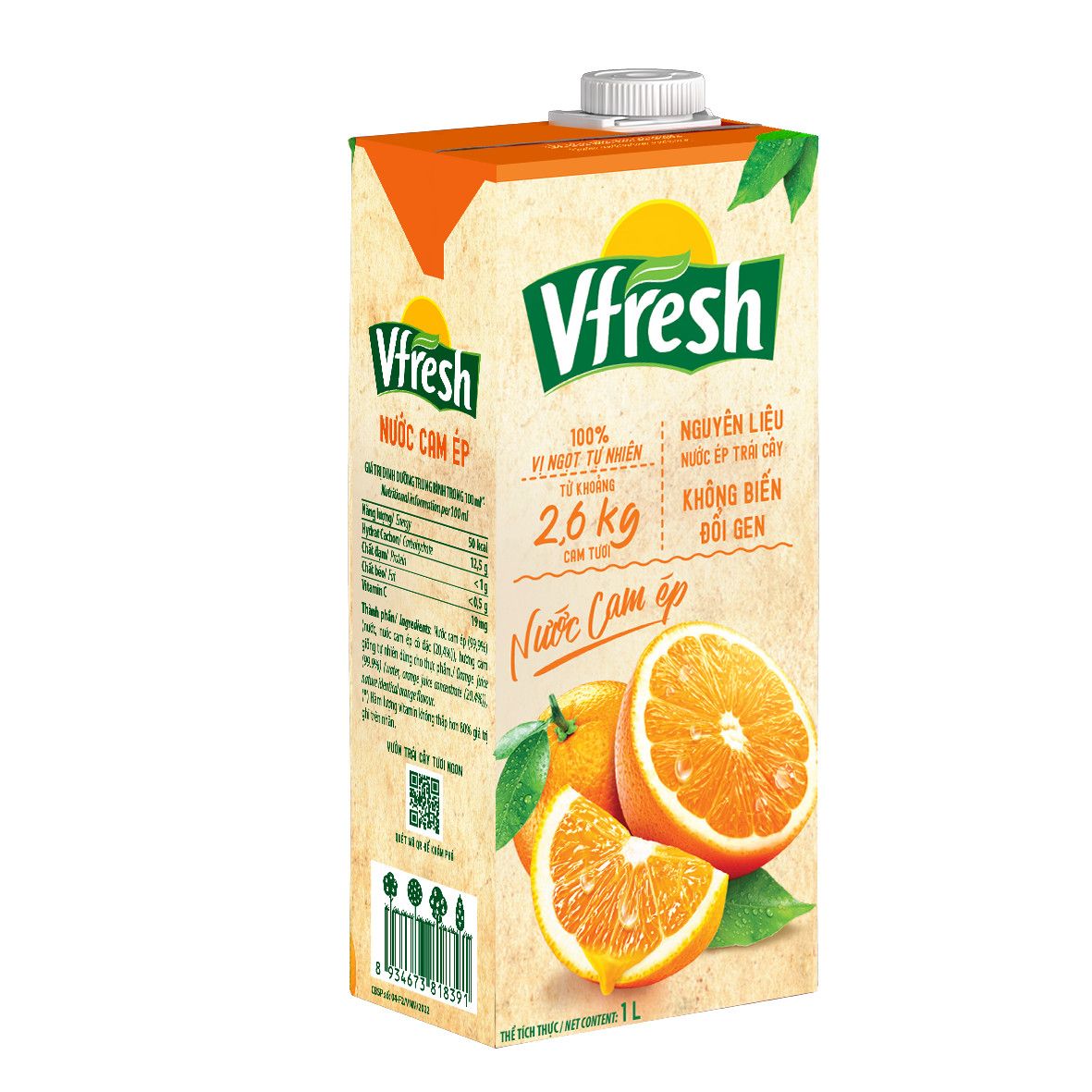  NƯỚC CAM ÉP VFRESH 1L 