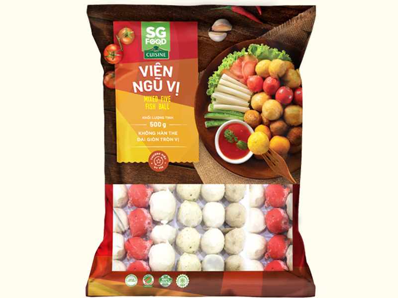  VIÊN NGŨ VỊ SGF GÓI 500G 