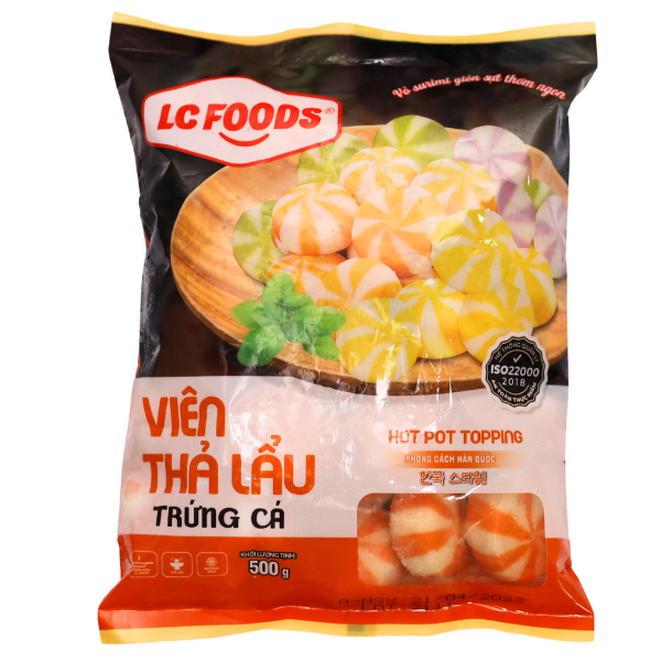  VIEN THA LAU TRUNG CA LC FOOD 500G 
