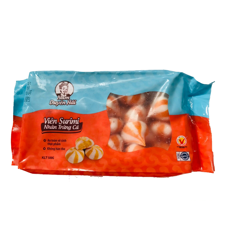  VIÊN SURIMI NHÂN TRỨNG CÁ 500G 