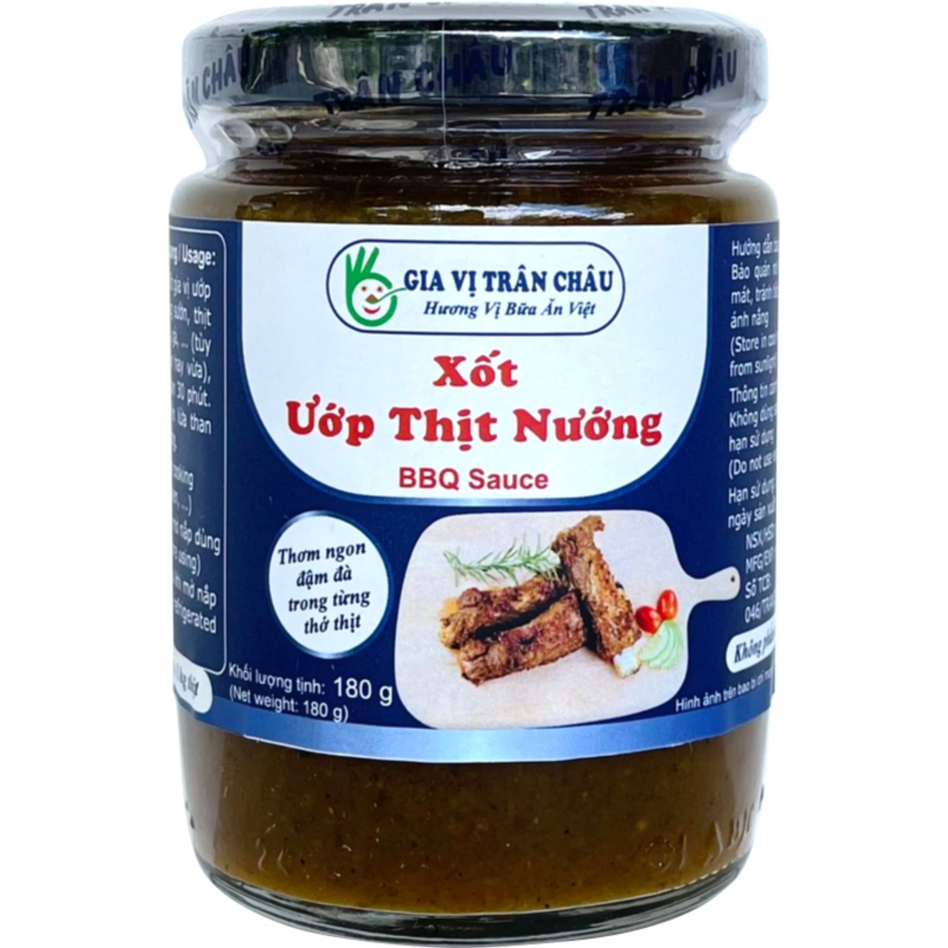  XỐT ƯỚP THỊT NƯỚNG 180G 