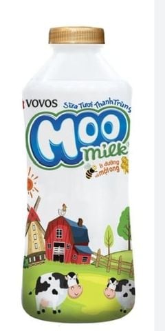  SỮA TƯƠI THANH TRÙNG ÍT ĐƯỜNG MOO MILK 950ML 