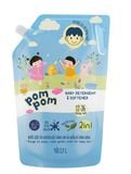  NƯỚC GIẶT XẢ POM POM ACTIVE CHO BÉ (12 - 36 THÁNG) NĂNG ĐỘNG 2.7L 