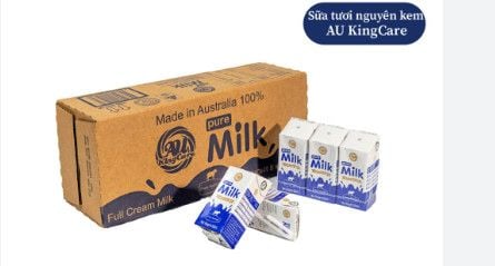  SỮA AU KING CARE FULL CREAM 3.5% 200ML 