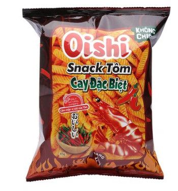  SNACK TÔM CAY ĐẶC BIỆT OISHI 45G 