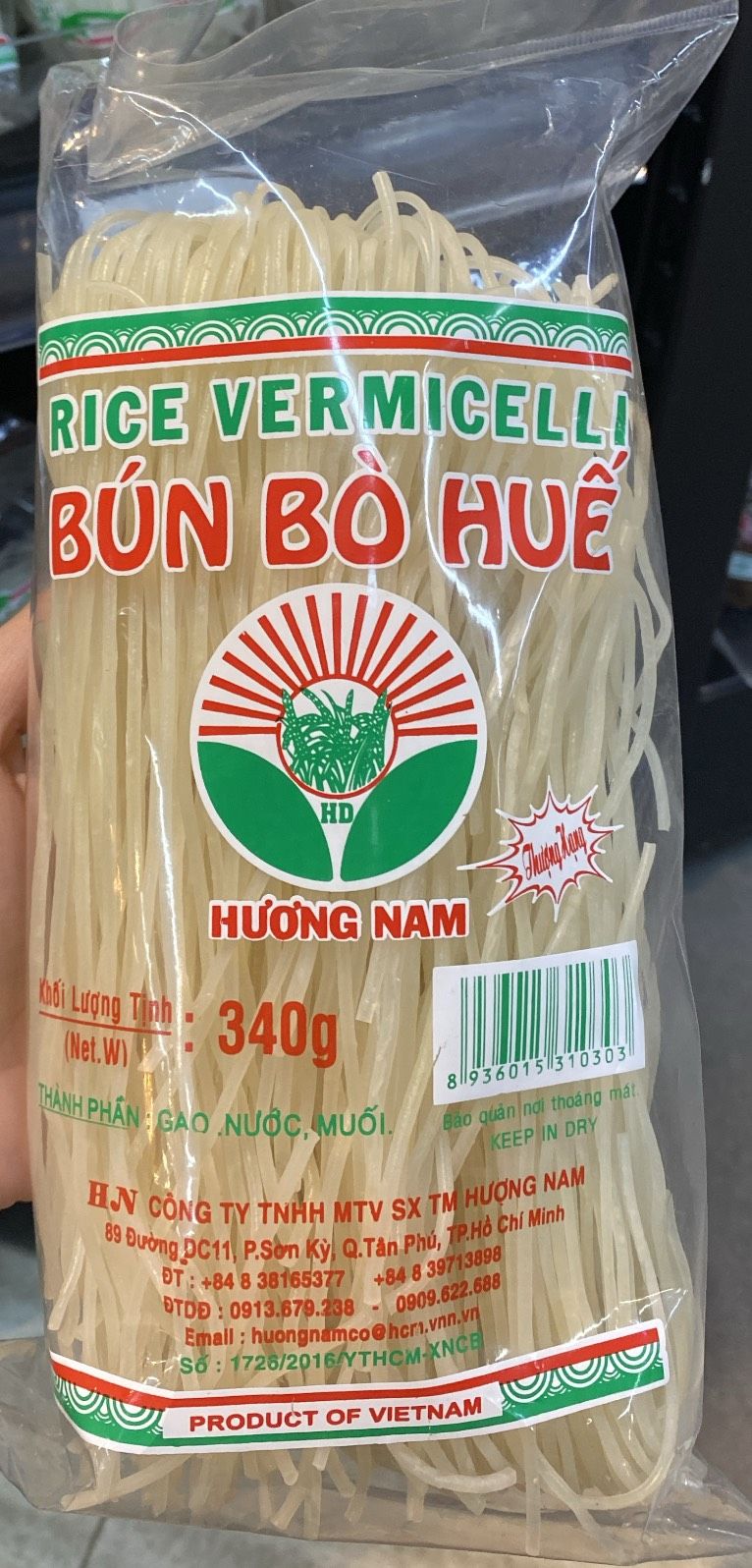  BÚN BÒ 340G 