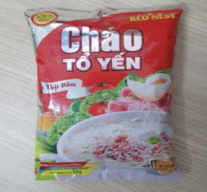  CHÁO TỔ YẾN THỊT BẰM 50G 