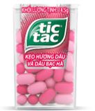  KẸO TIC TAC HƯƠNG DÂU & DÂU BẠC HÀ 